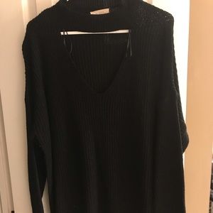 Choker sweater, worn once